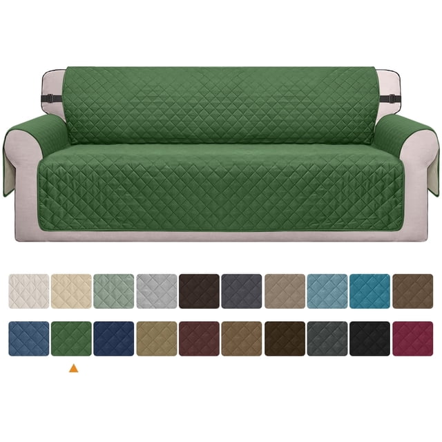 Reversible Sofa Cover Machine Washable Couch Cover Water Resistant Slipcover Non Slip Furniture Protector for Dogs, Children, Pets