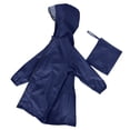 thumbnail image 3 of Durable Kids Raincoat with Detachable Hood and Matching Backpack for School Children All-Weather, 3 of 4