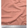 thumbnail image 1 of Soimoi Modal Satin Fabric Geometric Small Printed Fabric 1 Yard 42 Inch Wide, 1 of 3