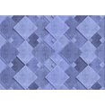 thumbnail image 1 of Ahgly Company Tapis d'Intérieur Lavables en Machine, Rectangle Denim Bleu Transitionnel, 6' x 9', 1 of 7
