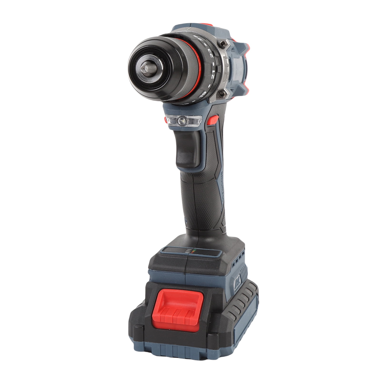 Cordless Drill Set, Cordless Power Drill Driver, 1500RPM 25 Torsion Settings Electric Power Drilling Driver with LED Light for Home Maintenance Drilling Cutting