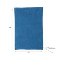 thumbnail image 2 of Couleur Solide Cheniile Bain Mat 20X28 Blue, 2 of 4