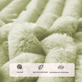 thumbnail image 4 of Fleece Fitted Sheet for Queen Bed | Soft Warm Bed Cover with Elastic Edge | Thick Cozy Bottom Sheet for Dorm Room or Home Bedroom | Deep Pocket Mattress Protector, 4 of 6
