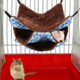 thumbnail image 3 of Hamster Hanging Bed,Three Layer Small Pet Pet Hanging Bed Hamster Sleeping Bag Effortless Installation, 3 of 11