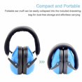 thumbnail image 2 of Adjustable Folding Ear Defenders Kids Noise Reduction Hearing Protector Earmuffs, 2 of 5
