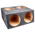 thumbnail image 2 of Q Power 4 Hole 12 Inch Sealed Divided Speaker Box Subwoofer Enclosure (2 Pack), 2 of 6
