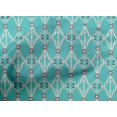 thumbnail image 4 of oneOone Cotton Poplin Fabric Geometric Ikat Print Sewing Fabric BTY 42 Inch Wide, 4 of 4