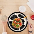 thumbnail image 1 of LSLJS Rose Round Placemat for Dining Table Rubber Table Mats Kitchen Accessories Decoration Placemat Home, Place Mats Kitchen Utensils & Gadgets, 1 of 6