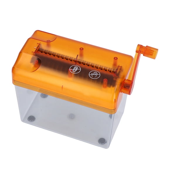 Hand Paper Shredder, Easy To Use Compact Structure Mini Shredder With Hand Crank For Office Desktop For Home For School