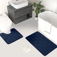 thumbnail image 4 of TopLLC Bathroom Rugs, Rugs for Living Room, Area Rug, Bath Mat Bathroom Water Absorbing Door Mat Convenient Wash Lightweight Fabric Water Absorption Non Slip Floor Mat Chenille floor mats, 4 of 6