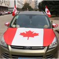 thumbnail image 1 of Canada Flag Car Hood Cover, 1 of 1