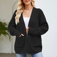 thumbnail image 2 of CEHVOM Women's New Mid Length Slouchy Knitted Sweater Cardigan Clearance, 2 of 6