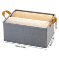 thumbnail image 3 of Liquidation des Offres du Jour! Boîte de Rangement Pliable pour Garde-Robe, Panier de Rangement pour Vêtements Boîte de Rangement Vêtements Divers Pantalon Accessoire de Rangement, 3 of 3
