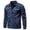 Solid Color, variant on Pisexur Jean Jacket Men's Solid Color Button Pocket Slim Fashion Casual Work Denim Jacket Denim Jacket for Men Plus Size Fall Jackets for Men