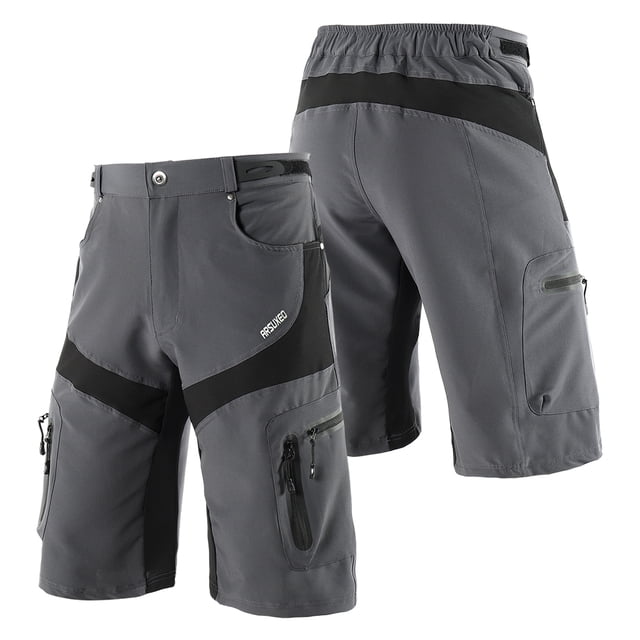 Amdohai Men Cycling Shorts Quick Drying Breathable Outdoor Sports Running Bike Riding Casual Shorts with 6 Pockets