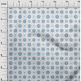 thumbnail image 3 of oneOone Georgette Viscose Medium Blue Fabric Asian Block Sewing Craft Projects Fabric Prints By Yard 42 Inch Wide, 3 of 5