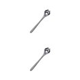 thumbnail image 4 of Ruiboury Exquisite Stainless Steel Mixing Spoon For Tea Essential For Tea Lovers Essential For Tea Drinking Stainless Steel Spoon Dog Paw Colander Bla 1 2Set, 4 of 6