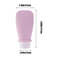 thumbnail image 3 of 90ml Cosmetics Sample Empty Bottle Shampoo And Shower Gel Extrusion Travel Plastic Bottle Set Portable Wash Flip-top For Easy Squeezing, 3 of 8
