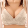 thumbnail image 2 of B91xZ Womens Bralettes Comfort Back Smoothing Underwire Bra,Khaki D, 2 of 3