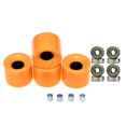 thumbnail image 1 of koolsoo Roues de Longboard et de Planche à Roulettes 60 mm 78 A avec Roulements, Ensemble de 4, Couvre-Roues de Rechange, 1 of 9