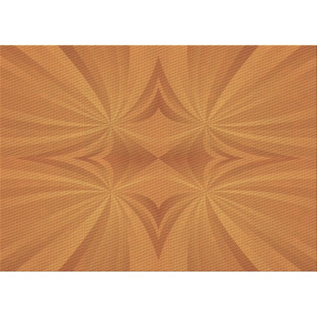 Ahgly Company Tapis d'Intérieur Rectangulaire Transitionnel Orange Rouge Orange Lavable à la Machine, 2 Pieds x 5 Pieds