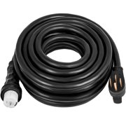 VEVOR Generator Extension Cord, 15Ft 50 Amp STW 6/3 + 8/1 Generator Cord 125V 250V UL Listed Generator Power Cord N14-50P & SS2-50R & CS6364 Twist Lock Connectors