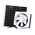thumbnail image 4 of veasfak Solar Powered Fan Kit Wall Mount Ventilation 6inch Fan 17W Solar, 4 of 9