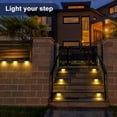 thumbnail image 2 of Solar Deck Lights 8Pcs Fence Post Solar Lights Solar Ladder Lights Outdoor Waterproof Lights, 2 of 8