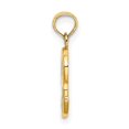 thumbnail image 2 of Diamond2Deal 14K Pendentif Initiale Lettre R en Or Jaune pour Femmes (L - 0.66 Pouces, W - 0.53 Pouces), 2 of 6