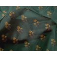 thumbnail image 4 of oneOone Silk Tabby Fabric Leaves & Floral Block Print Sewing Fabric BTY 42 Inch Wide, 4 of 5