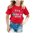 thumbnail image 1 of TZEWGL T-Shirts For Child Back To School Season Printed Short Sleeve Crewneck Clothes For Baby size 2-4T, 1 of 4