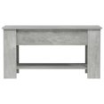 thumbnail image 2 of vidaXL Coffee Table Concrete Grey 101x49x52 cm Engineered Wood, 2 of 5