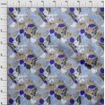 thumbnail image 4 of oneOone Polyester Spandex Light Blue Fabric Abstract Sewing Craft Projects Fabric Prints By Yard 56 Inch Wide, 4 of 4
