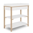 thumbnail image 1 of Dream On Me Owen 5-in-1 Convertible Table, Vintage White Oak, 1 of 7