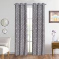 thumbnail image 1 of Corday Pair Jacquard Grommet Curtains, 1 of 3