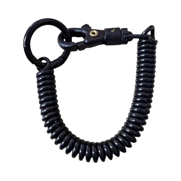 Rvkxad Porte-Clés à Ressort en Plastique, Cordon Télescopique pour Clés et Téléphones Mobiles, Porte-Clés Rétractable, Accessoire de Sac