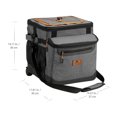 thumbnail image 3 of Ozark Trail 50-Can Collapsible Rolling Cooler, Top Access, Multiple Pockets, Volume Capacity:17.44Qt, 3 of 7