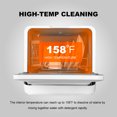 thumbnail image 4 of VENTRAY DW55AD Portable Countertop Dishwashers, Compact Dishwashers with 5 Washing Programs, Air Drying, for Small Apartment, Dorms, RVs, 4 of 7