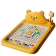 thumbnail image 1 of Magnetic Drawing Board for Kids with Shiba Bear Design, ABS Material, Interactive Bead Pen, and Pattern Guide, 1 of 1