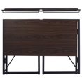 thumbnail image 4 of Pemberly Row 39" Home Office Desk Writing Computer Table Walnut, 4 of 6