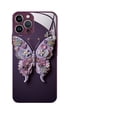 thumbnail image 2 of EGNMCR Phone Case Flat Pattern Glass Cover, Pattern Fashion Cute Soft TPU Shockproof Cover Phone Cover, 2 of 2