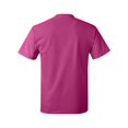 thumbnail image 2 of Hanes TAGLESS Men`s T-Shirt - Best-Seller, S, Wow Pink, 2 of 7