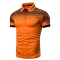 thumbnail image 1 of zanvin Mode pour Hommes, Mode Décontractée pour Hommes, Chandail à Col Rabattu, T-Shirt à Manches Courtes pour Affaires, Pyjama pour Hommes, Vente d'Été, Jaune, 1 of 2