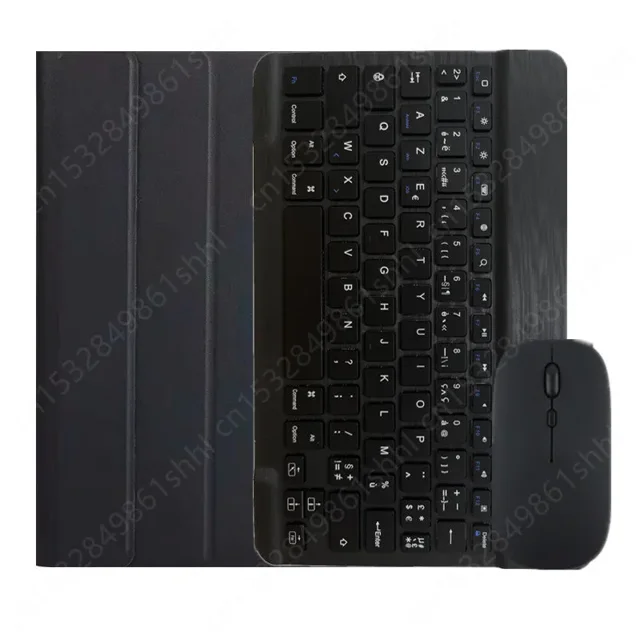 AZERTY Keyboard Case for Xiaomi Pad 6 Pro Pad 6 2023 Cover Clavier Azerty Keyboard for Xiaomi MiPad 6 Mi Pad6 Pro Tablet Case black with mouse English