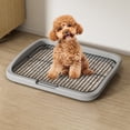 thumbnail image 1 of EGNMCR Flat Bottom Dog Toilet Detachable And Washable Pet Specific Dog Urine Potty Easy To Clean Designs Suitable For Small And Medium Sized Dogs Plastics dog toilets, 1 of 6
