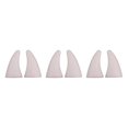 thumbnail image 2 of Baohd 2pieces Sticker Stand Out Crowd With Stylish Devil Horn Car Roof Decoration white 3Set, 2 of 6