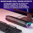 thumbnail image 4 of Dvkptbk Bluetooth Speaker Soundbar Computer Speaker Dual Speaker Speaker Subwoofer Cinema Level Surround Sound Home Essentials, 4 of 9