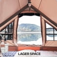 thumbnail image 2 of Waterproof Inflatable Tent Camping Tent for Fishing Hiking Caping Backpacking for 3-8 Persons L, 2 of 7