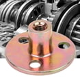 thumbnail image 4 of Spptty 5pcs Flange Nuts, M6 M8 M10 Galvanized Iron T Nut Flange 3 Holes Galvanized Iron Tea Round Base Connection For Fixing Furniture, 4 of 8