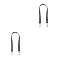 thumbnail image 3 of relayinert Stylish Shoulder Strap For Bag PU Leather Craftsmanship Multi-Color Options Classic Shoulder Bag Strap Bag Accessories black 2Set, 3 of 6